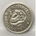 AUSTRALIA 1940 . ONE 1 SHILLING . TWO 2 COINS